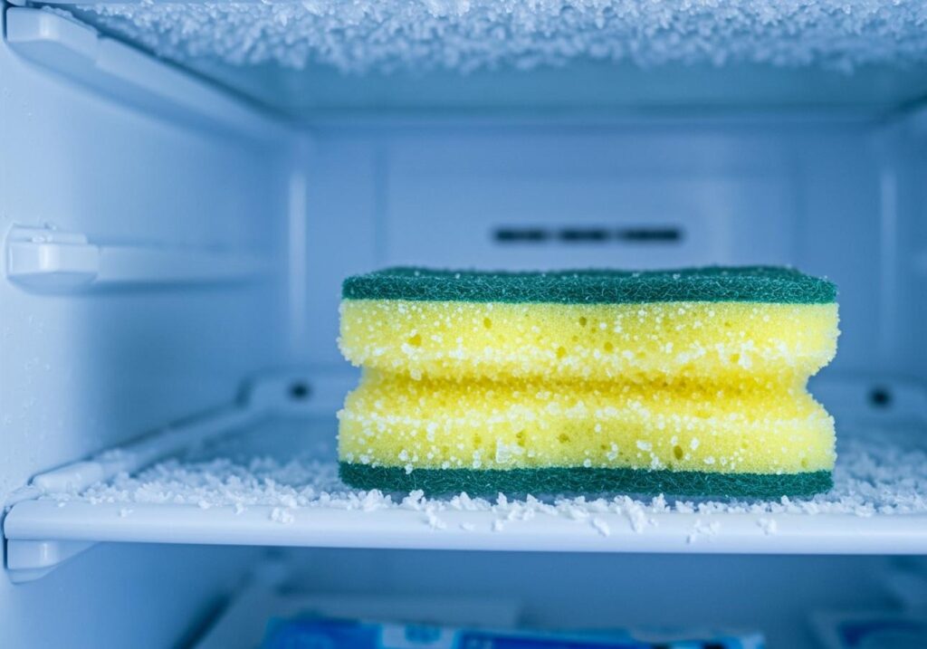 Γιατί-κάποιοι-βάζουν-το-σφουγγάρι-των-πιάτων-στην-κατάψυξη-–-Το-απλό-τρικ-που-λύνει-ένα-ενοχλητικό-πρόβλημα,-που-λίγοι-γνωρίζουν!